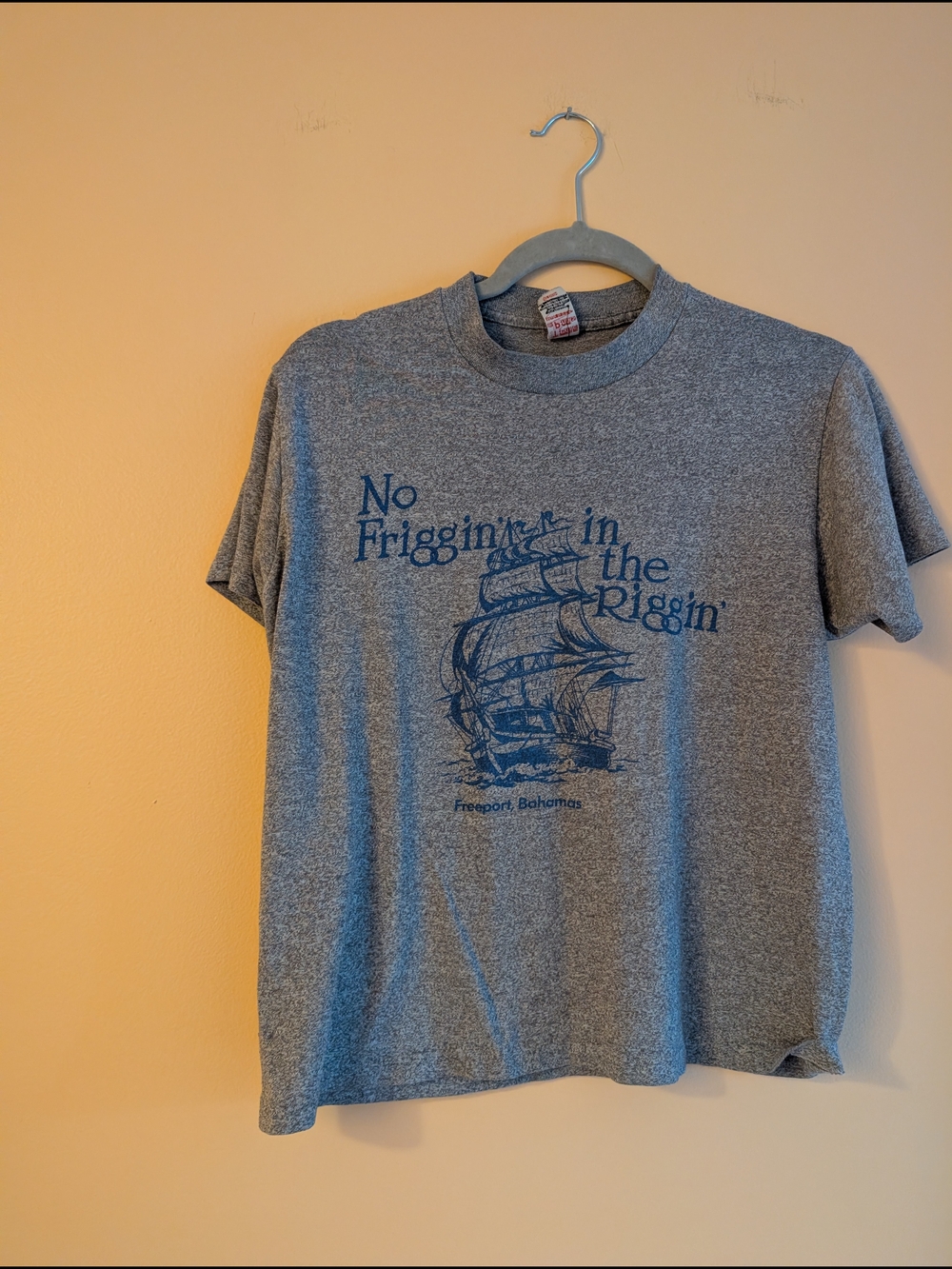 Vintage No Friggin On The Riggin Bahamas Tee